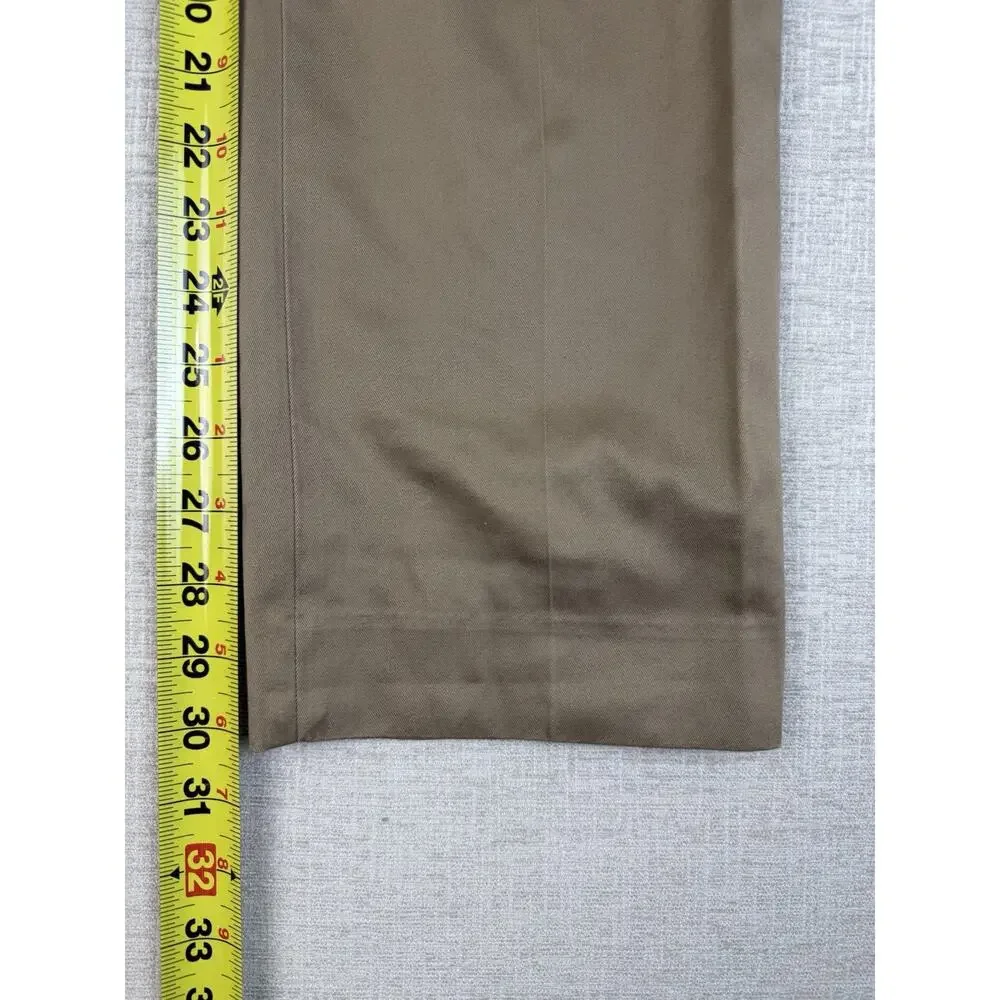 Banana Republic Men’s Chino Pants 30x32 Tailored Slim Fit Non-Iron Khaki